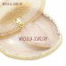 Crystal Jewelry Teardrop Crystal Pendant Faceted Gold Plated Rose Quartz Crystal Inverted Teardrop Pendant